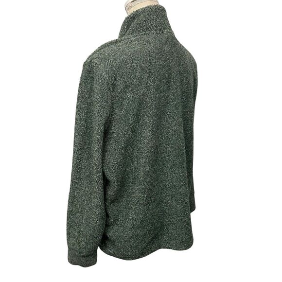 Eddie Bauer Cowl Neck Sweater 4-Button Super Soft Plush Womens Size Large Green - Picture 4 of 10